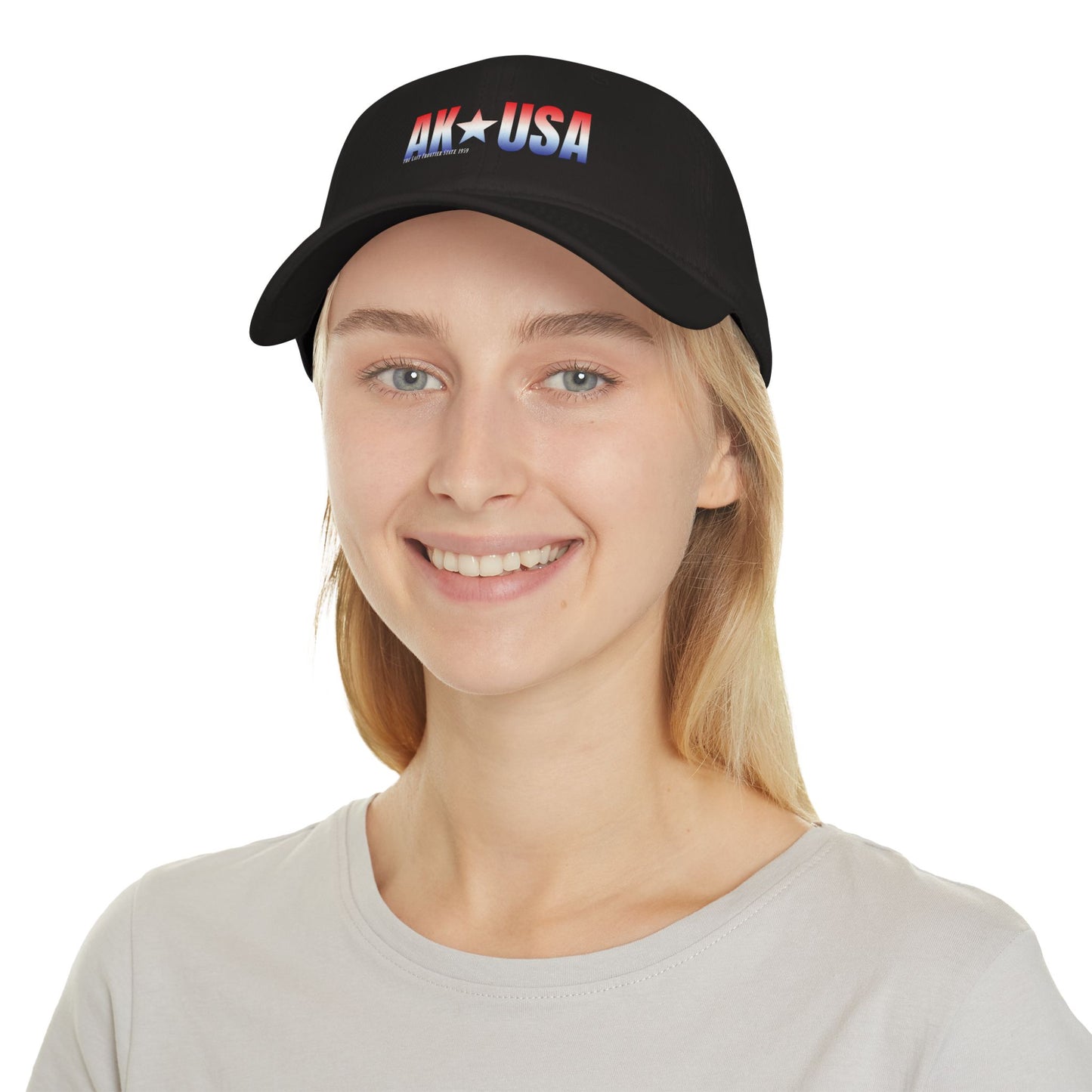 Alaska Patriotic Baseball Cap